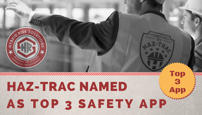 Haz-Trac Named as Top 3 Safety App